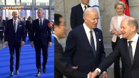 Biden ignores the press, the leaders ignore Biden.