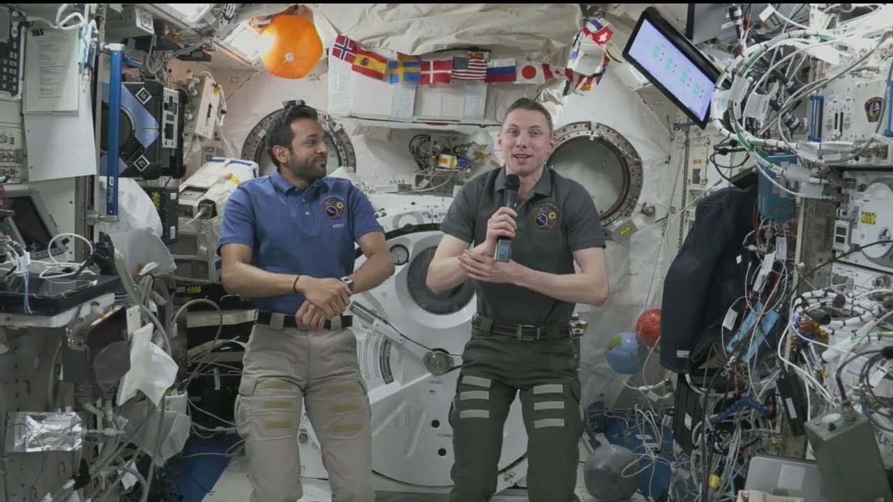 Space Station Crew Talks with United Arab Emirates Embassy Guests in Washington D C Aug 23, 2023