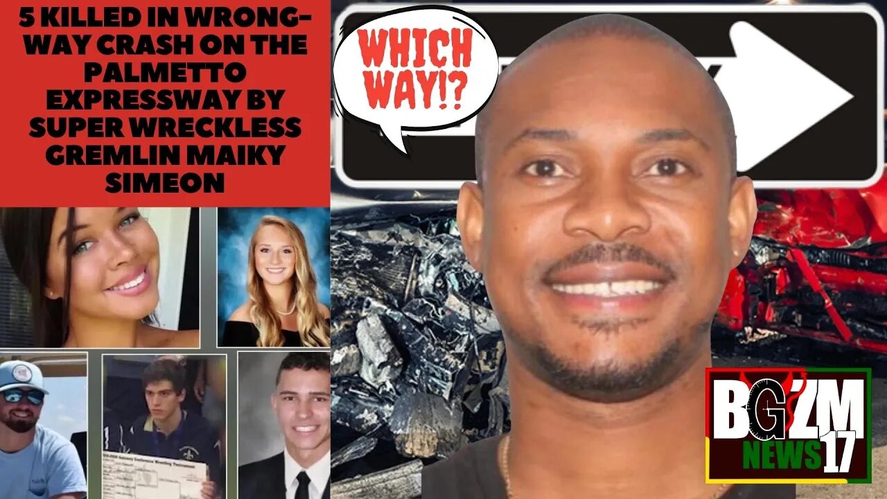 5 Killed in wrong-way crash on the Palmetto Expressway By Super Wreckless Gremlin Maiky Simeon