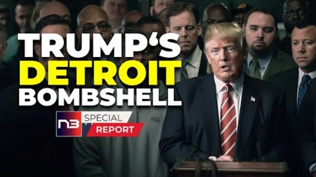 TRUMP’S DETROIT BOMBSHELL LEAVES GOP STUNNED, BIDEN BLINDSIDED