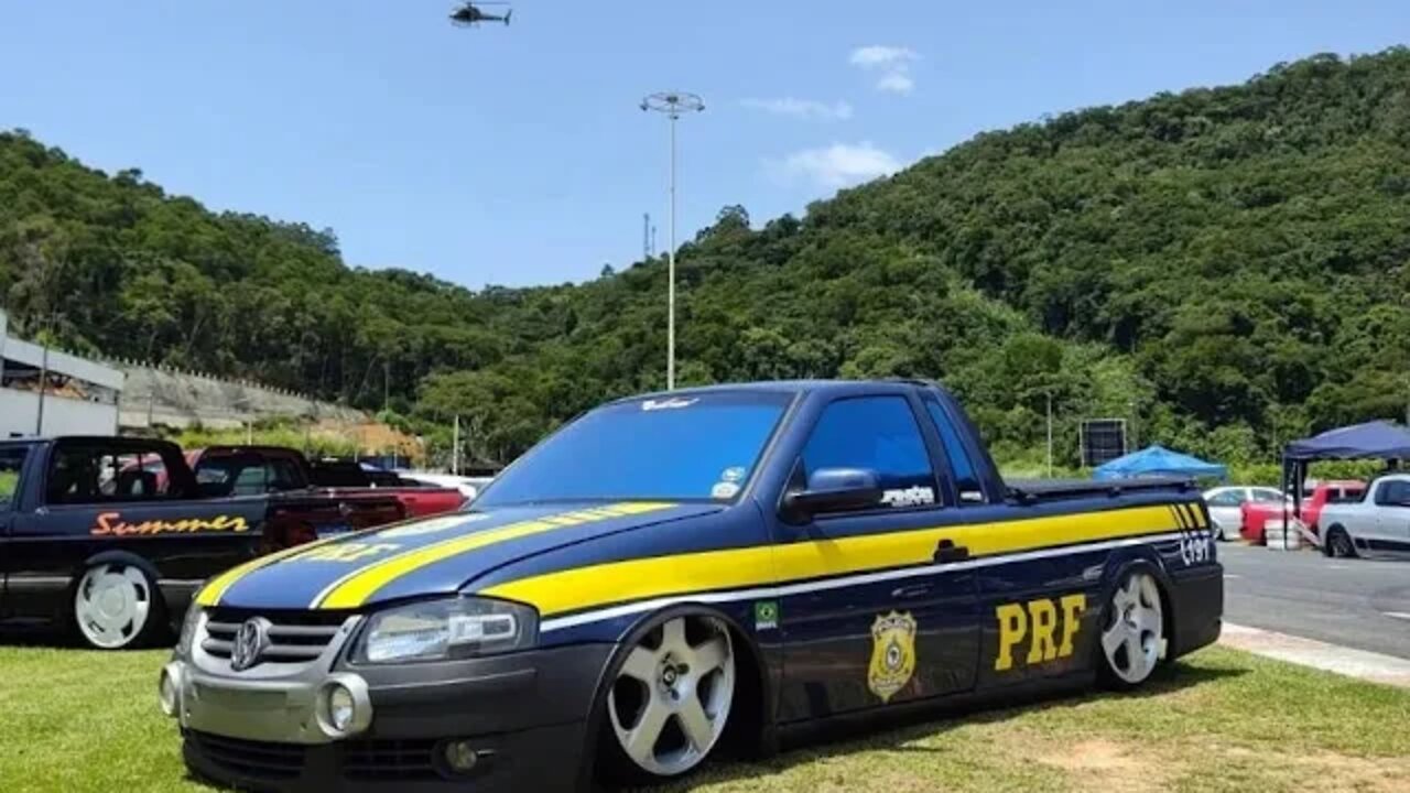 Saveiro rebaixada da PRF