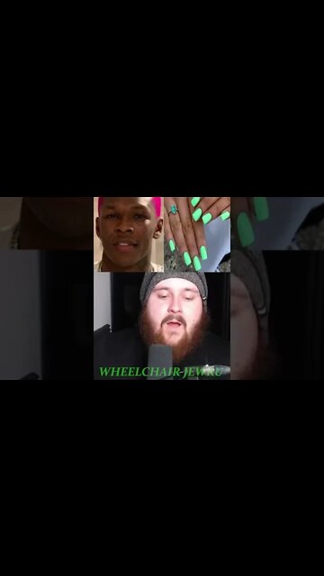 MMA Guru - Israel Adesanya at the nail salon impression