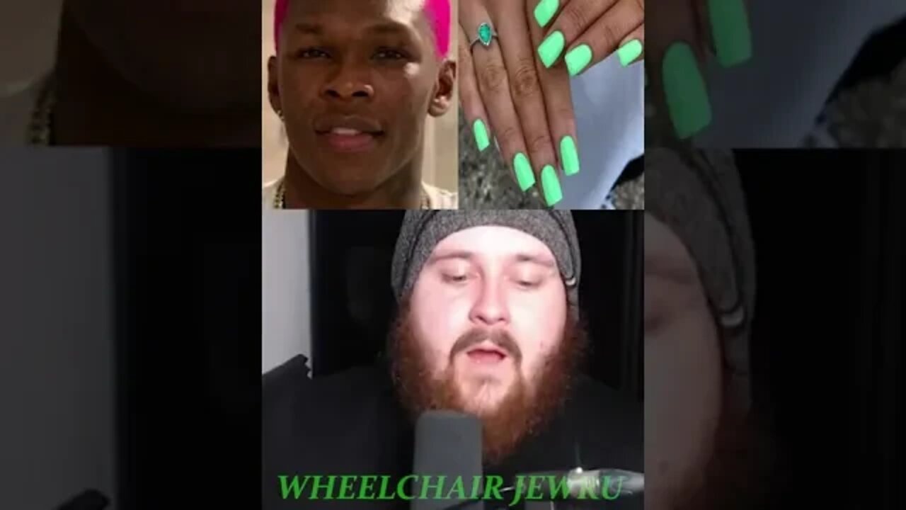 MMA Guru - Israel Adesanya at the nail salon impression