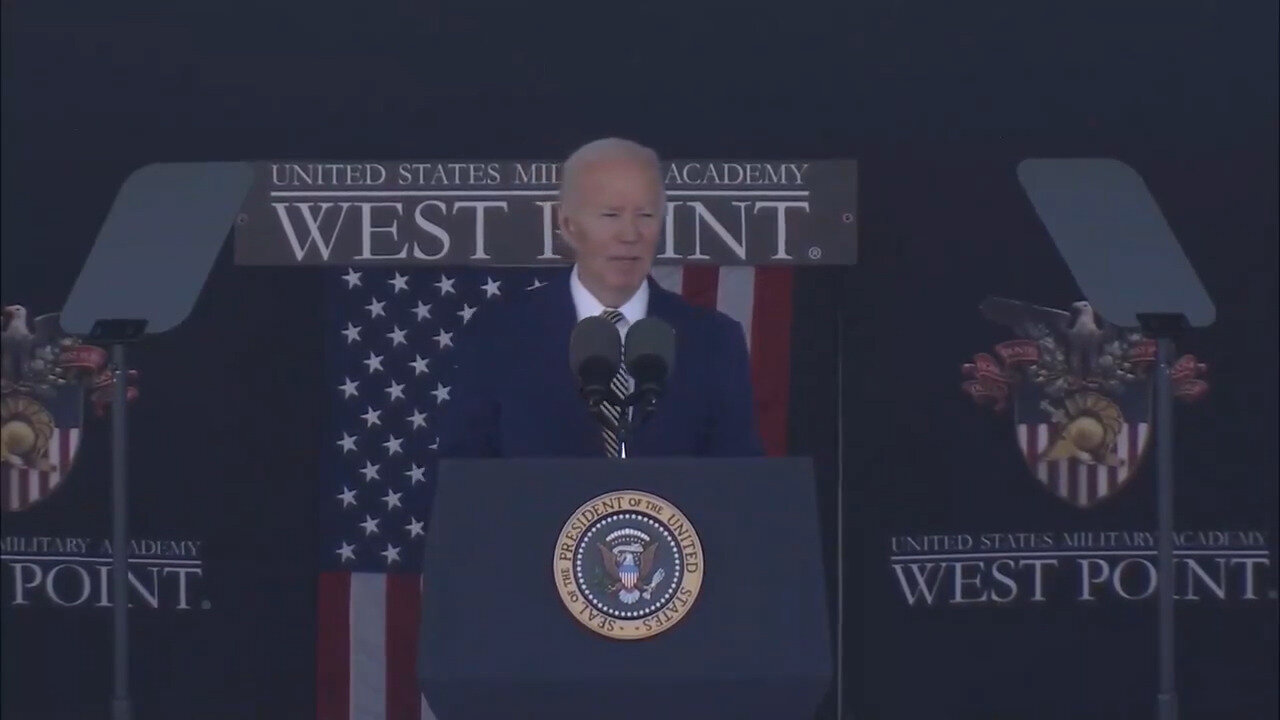 Biden West Point Speech: Brain Breaks, Tells Tall Tales, 'Please Clap' Moment, With Embarrassing End