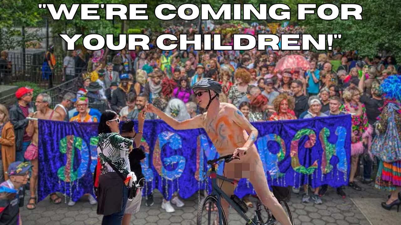 "WERE COMING FOR YOUR CHILDREN" Shouts drag queen activists at NYC drag march event!