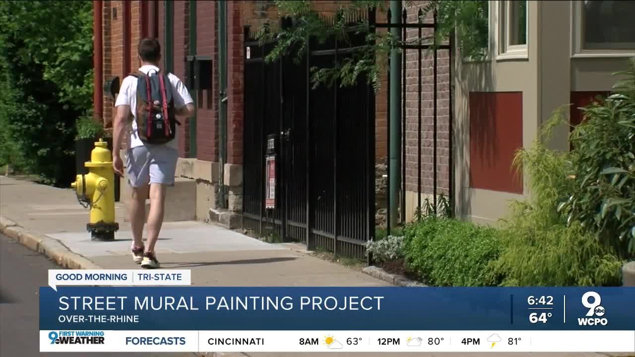 Street painting mural project