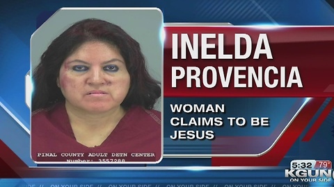 Tucson woman claims to be 'Jesus' after pursuit