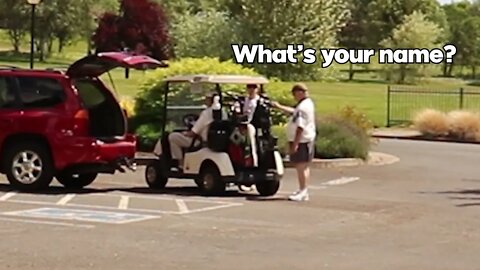 Fake Golf Instructor Prank