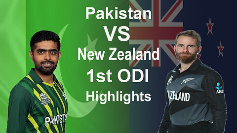 Pakistan Vs New Zealand ODI Highlights