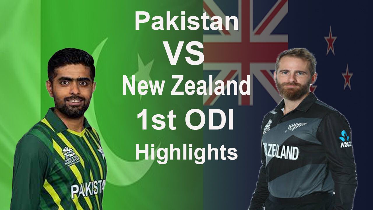 Pakistan Vs New Zealand ODI Highlights