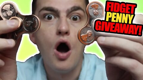 FIDGET SPINNER GIVEAWAY - FIDGET SPINNER PENNY COIN!!