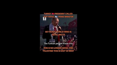 WW3 SOON. Turkey declares Israel a terrorist state