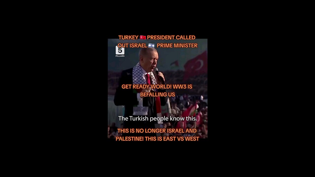 WW3 SOON. Turkey declares Israel a terrorist state