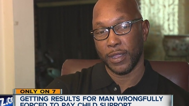 Getting results for man who was ordered to pay child support for a kid who wasn't his