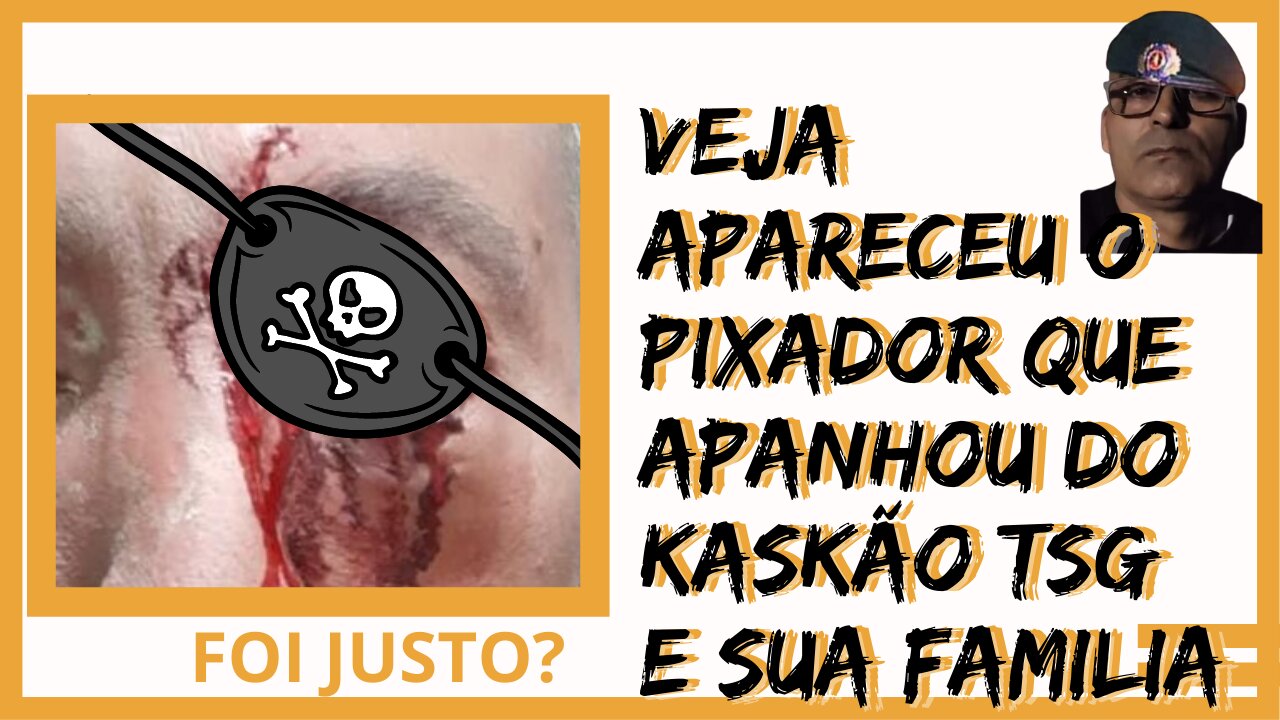 VEJA COMO O KASKÃO TRILHA SONORA DO GUETO E SUA FAMILIA DEIXARAM O ROSTO DO PIXADOR QUE ELES PEGARAM