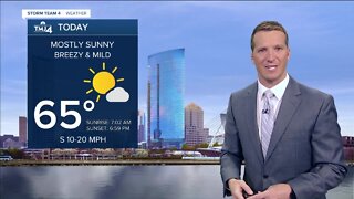 Beautiful Wednesday ahead, temperatures in the 60s