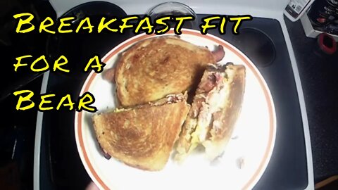 What's cooking with the Bear? The best breakfast sandwich recipe every. #breakfast #bestsandwich