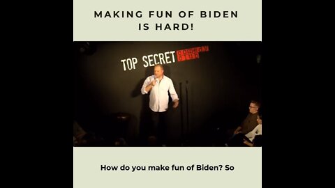 Making Fun Of Biden Is So Hard