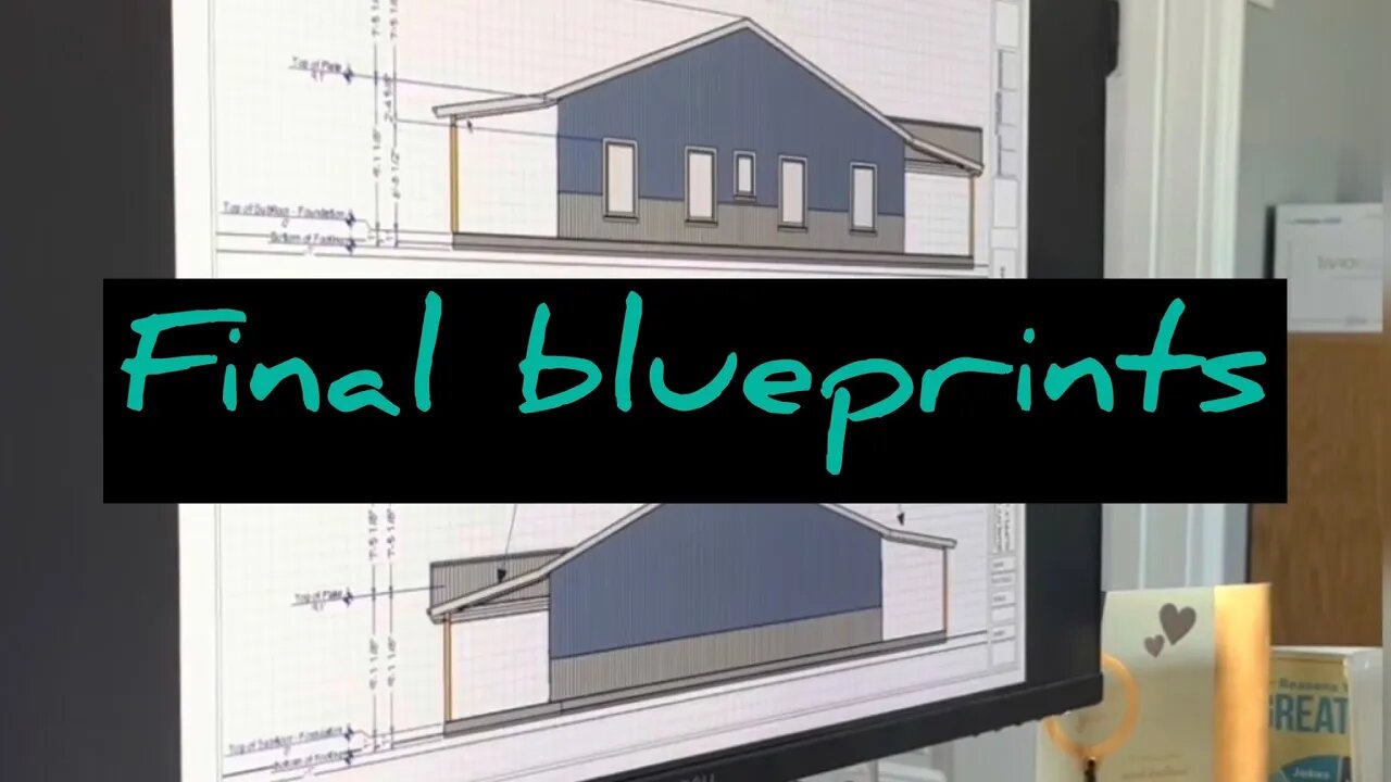 Final Blueprints for our home #Debt-free #BuildOurOwnHome #Barnaminium￼￼#QualityBuildingSupply’s￼