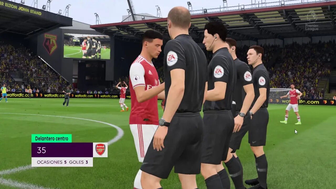 Let's Paly FIFA 20 Manager's Career#5 Premier League Watford vs Arsenal