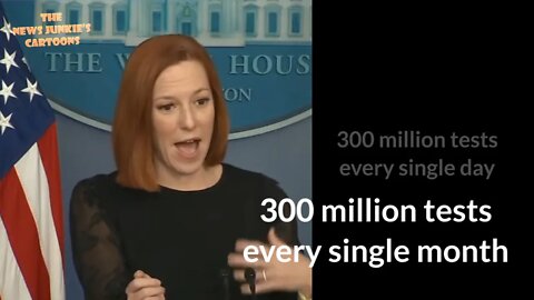 Psaki: "There's about 300 million tests that are happening in this country every single day."