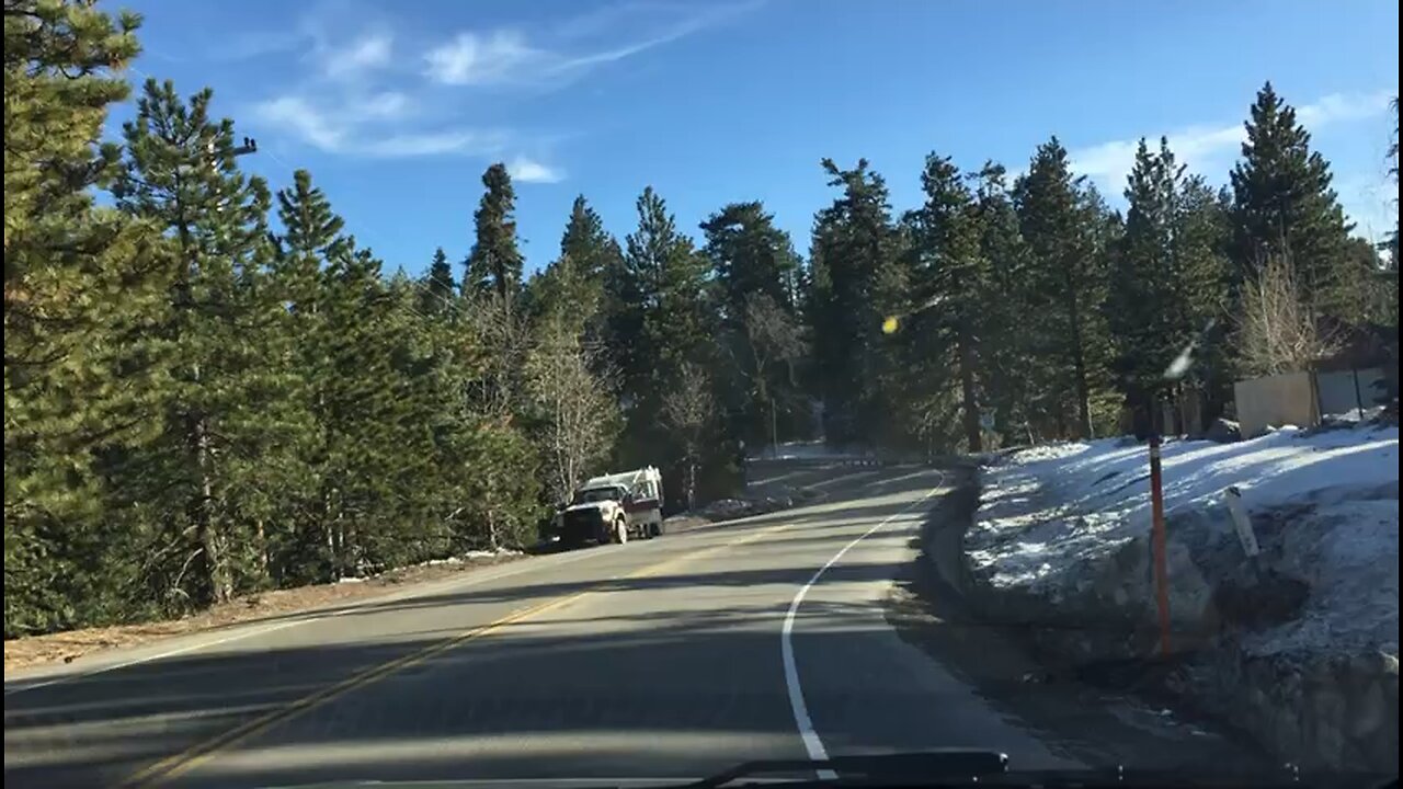 Big Bear California Car Drive