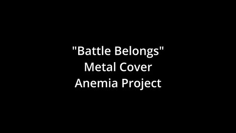 Battle Belongs Cover-Anemia Project