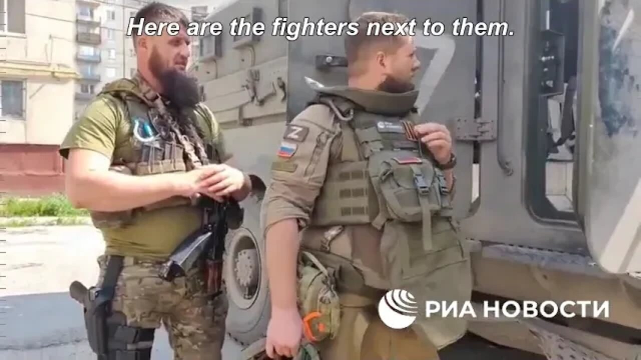 Allied Forces & The Akhmat Regiment Show Off Their New Trophies - 4 Ukrainian heavy Armored Vehicles