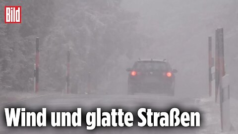 Wintereinbruch im Erzgebirge: Schneetreiben, Glätte und eisige Temperaturen auf dem Fichtelberg!