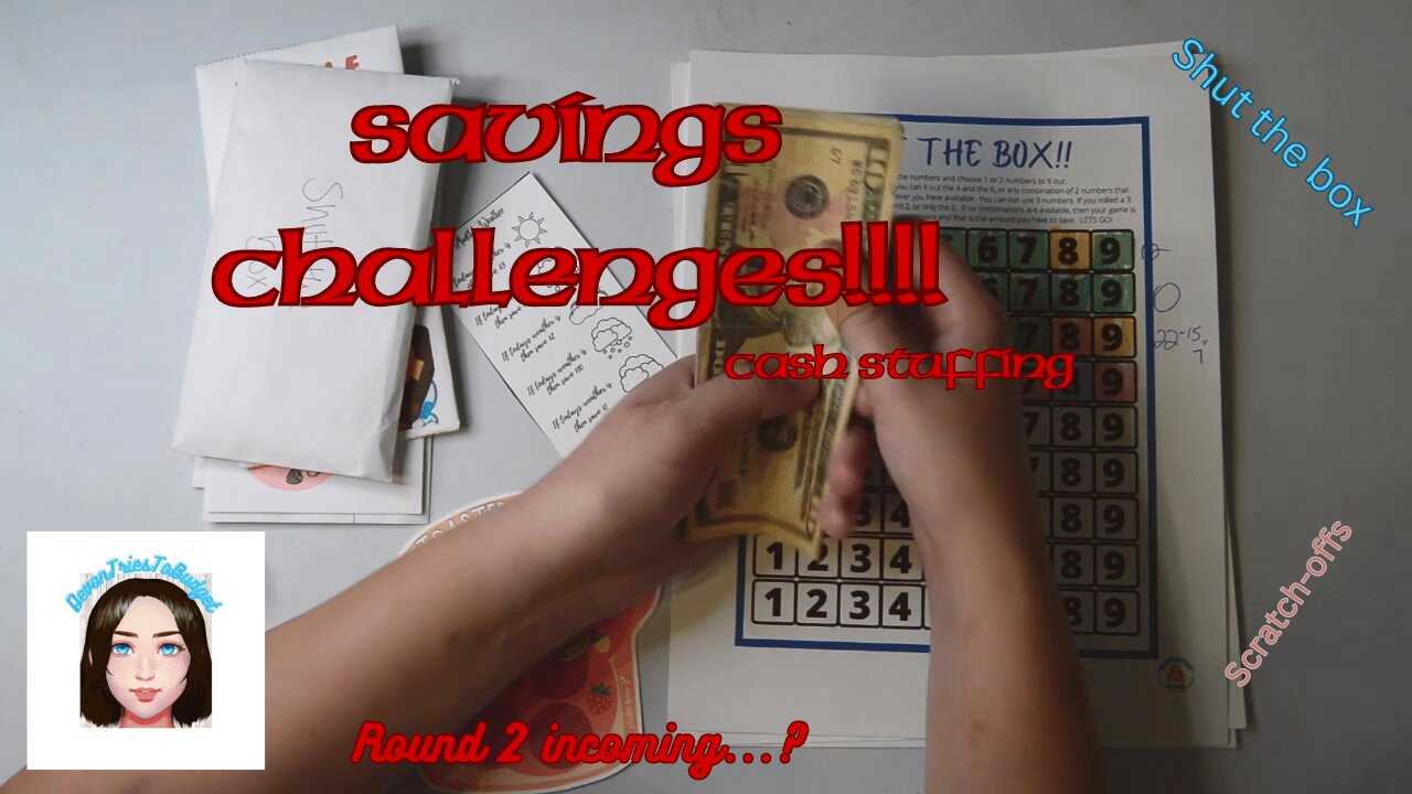 Savings Challenge Cash Stuffing August 2023|Round 1 of 2...?|Budgeting|Shut the box