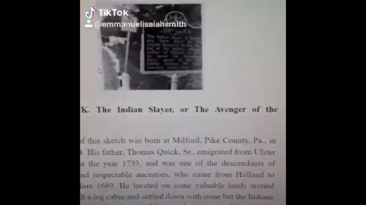 Tom Quick the Indian Slayer