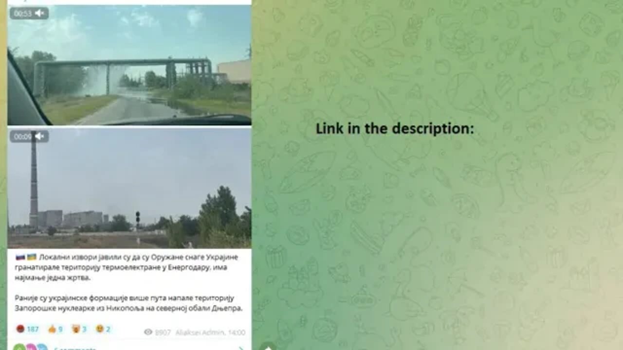 Ukraine bombed the thermal power plant in Energodar