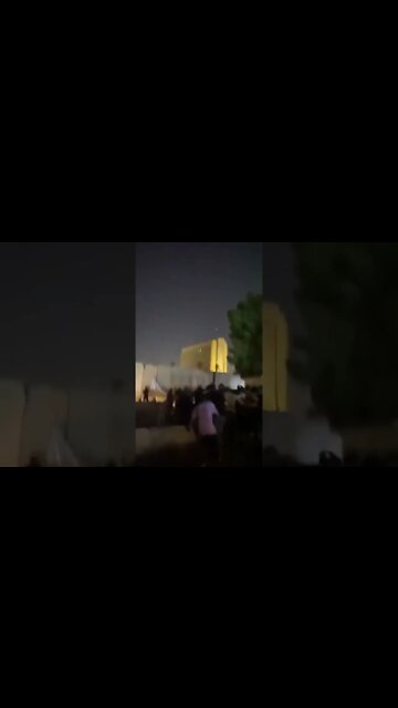 Video inside the International Zone/Green Zone in Baghdad