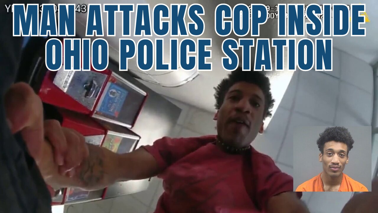 Man Attacks Police Officer in Ohio Police Station