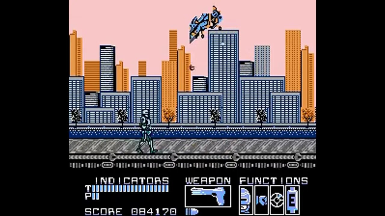 Trying out Robocop on Project Nested (1.4.2) w/SNES9X