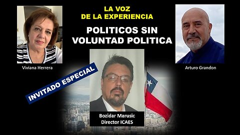 POLITICOS SIN VOLUNTAD POLITICA... LA VOZ DE LA EXPERIENCIA