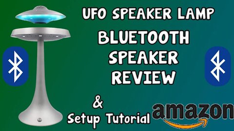 Amazon Levitating UFO Speaker Lamp Unboxing, Setup & Review