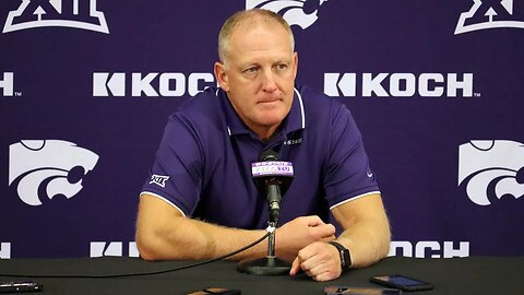 Kansas State Football | Chris Klieman Press Conference | August 30, 2022