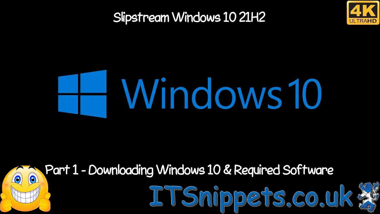 How To Slipstream Windows 10 21H2 - Part 1 - Getting The Media & Software