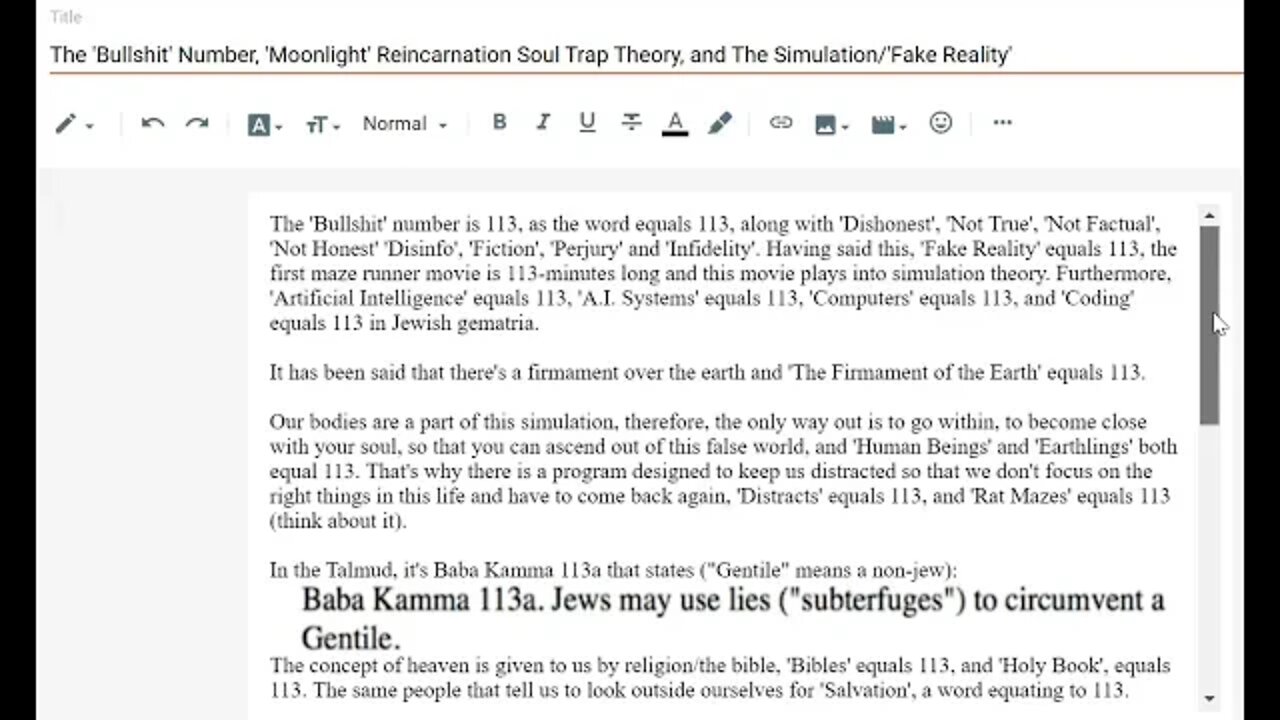 The 'Bullshit' Number, Soul Trap Theory, and this Simulation #gematria #truth #numerology #kabbalah