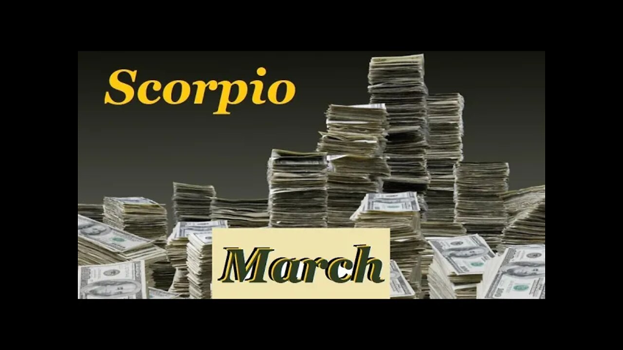 ♏ Scorpio~Out Of The Blue A Creative Solution $$💵$$ Money, Career & Finance. March Tarot Reading.