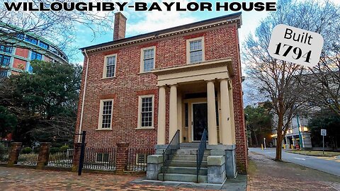 Walk around the WILLOUGHBY-BAYLOR HOUSE (Norfolk, VA)