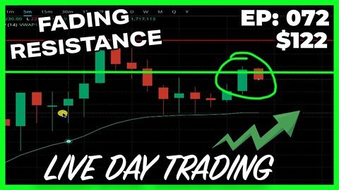 Webull Day Trading Live (Shorting Into Resistance & Buying Back At Support) | EP 072
