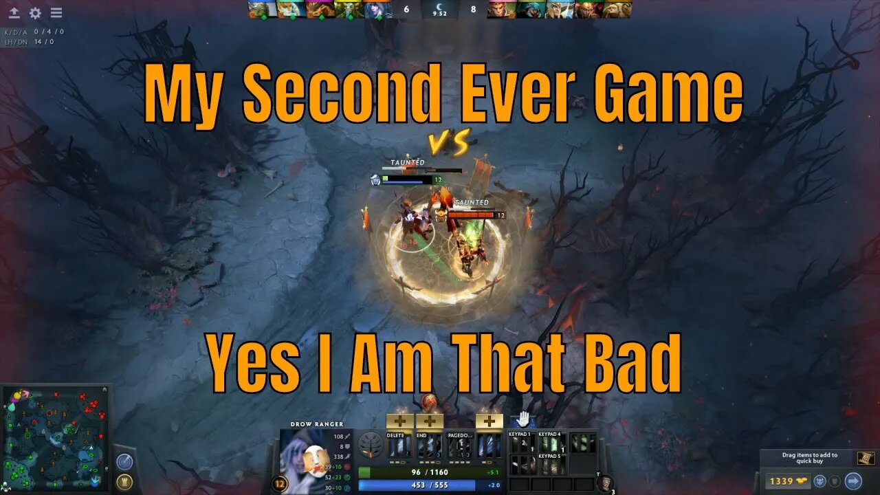 My Second Ever Dota Match - Really Bad Noobie