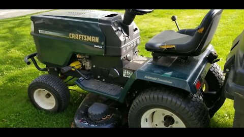 1998 GT Craftsman Tractor - What's the knob for? (Raising and lowering the deck)