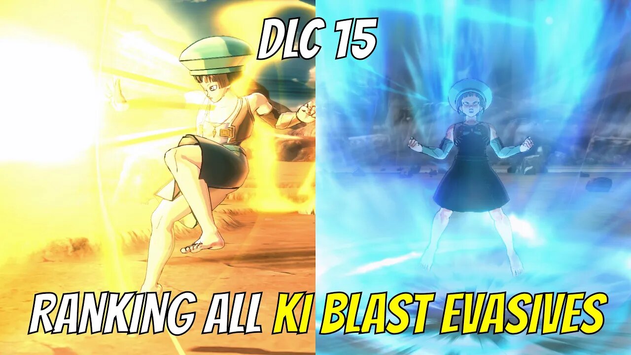 RANKING ALL KI BLAST EVASIVES IN XENOVERSE 2 | DLC 15