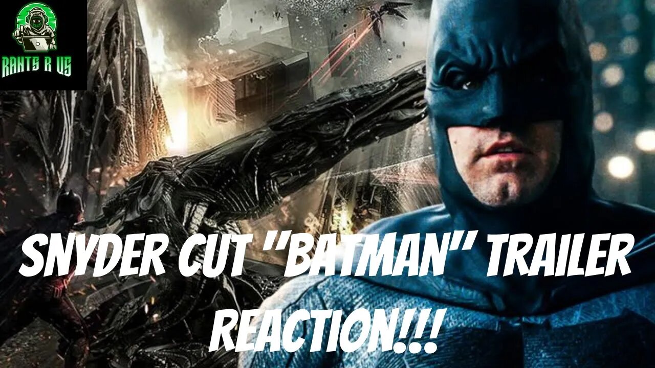 Snyder Cut "Batman" Trailer Reaction!!!