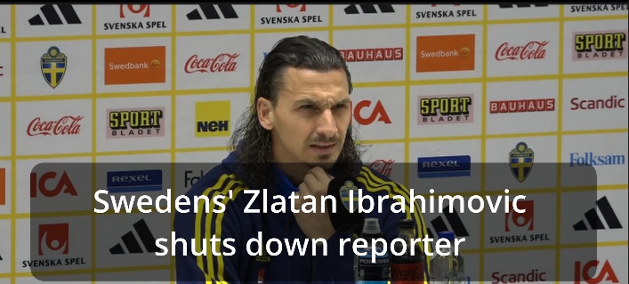 Zlatan Puts Smug "Reporter "in Place When Questioned About Qatar, Must Watch!