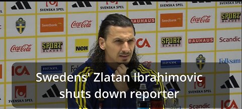 Zlatan Puts Smug "Reporter "in Place When Questioned About Qatar, Must Watch!