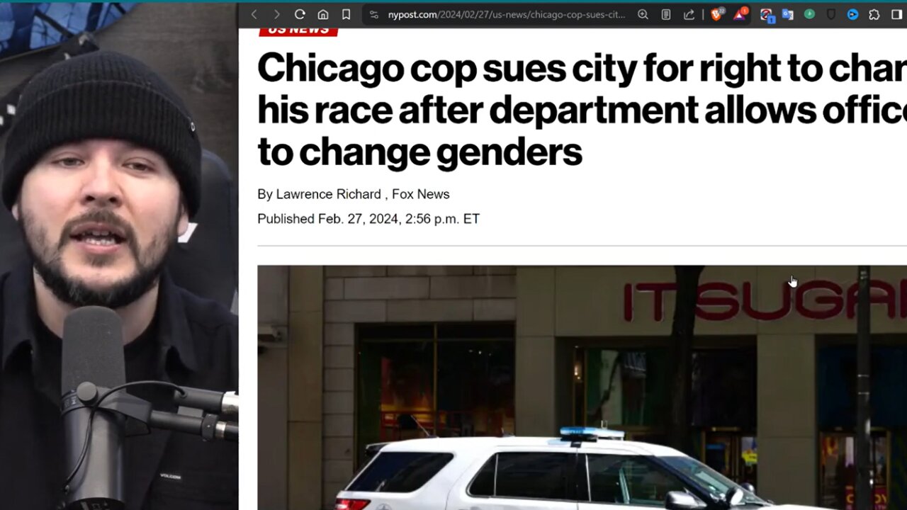 White Chicago Cop SUES In Order To CHANGE HIS RACE Over Diversity Practices, Wants To Be BLACK